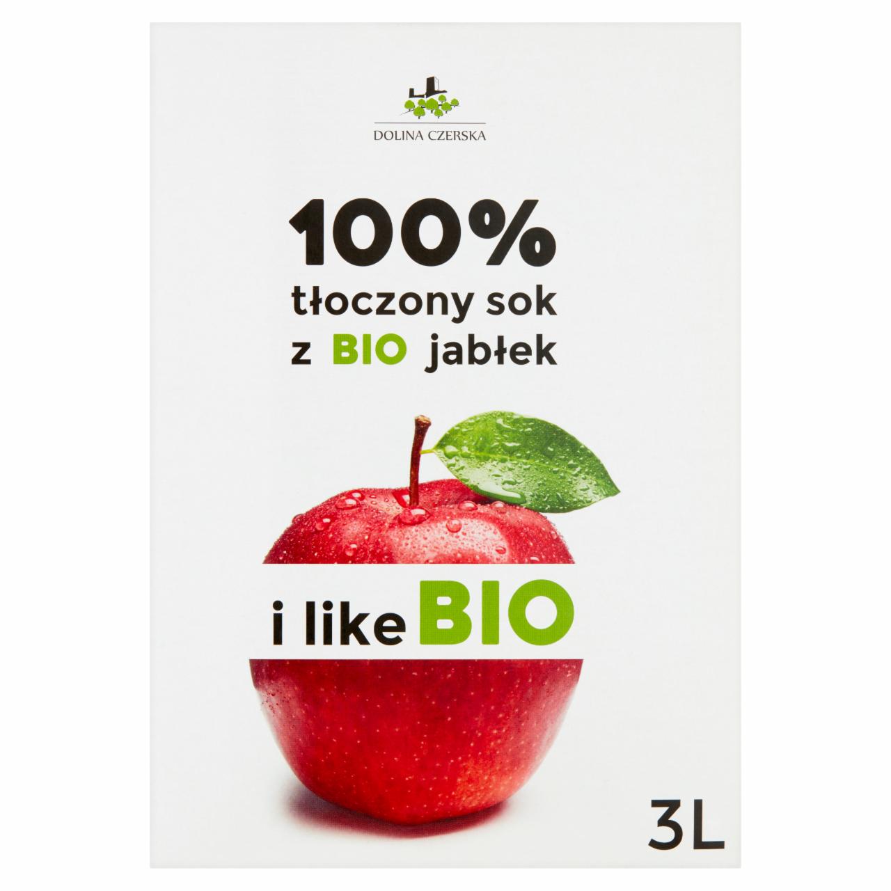 Zdjęcia - Dolina Czerska 100% tłoczony sok z Bio jabłek 3 l