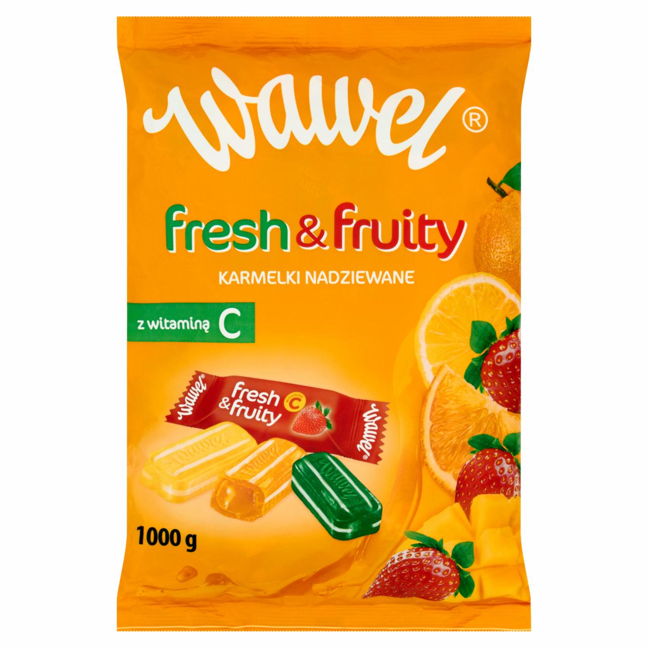 Zdjęcia - Wawel Fresh & Fruity Karmelki nadziewane z witaminą C 1000 g