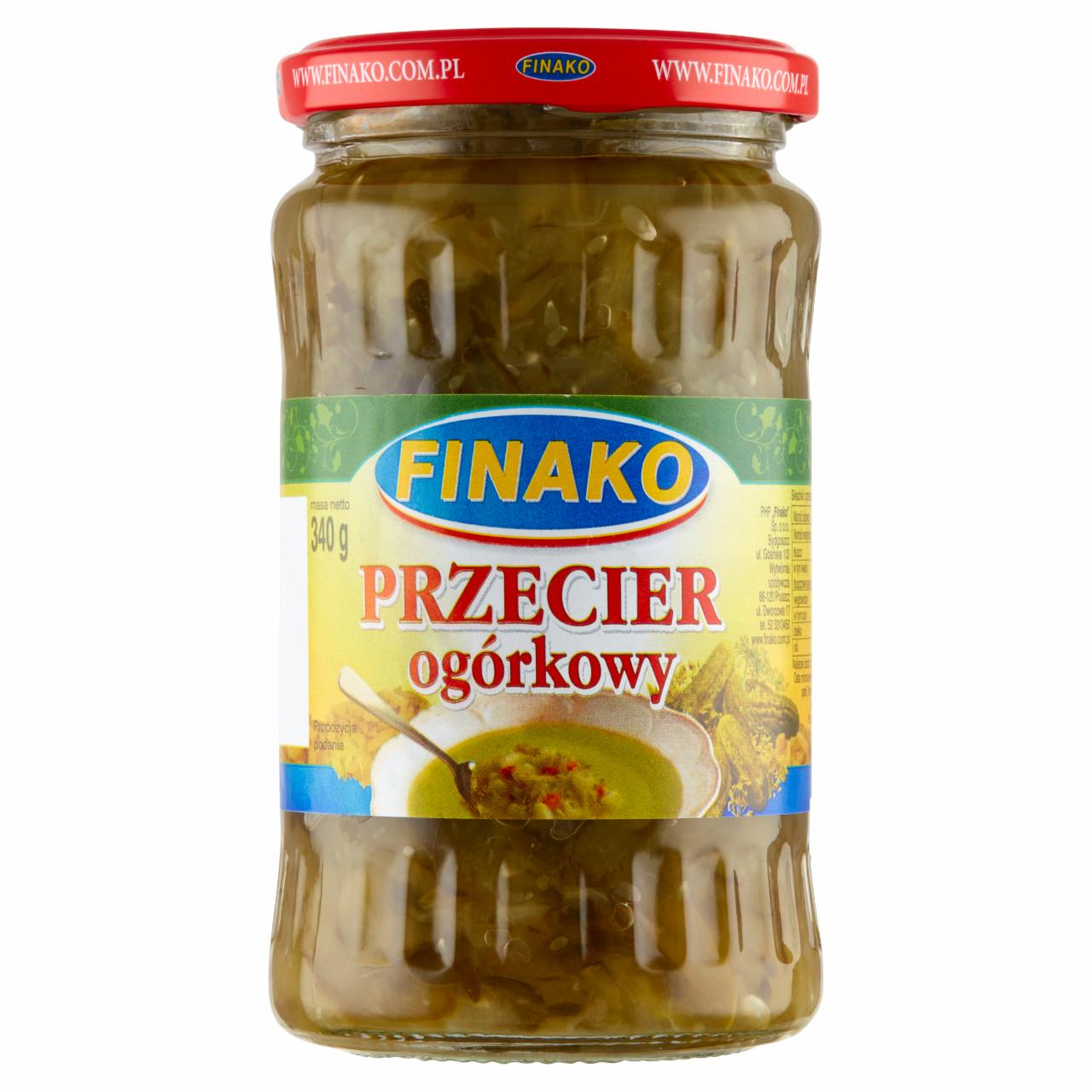 Zdjęcia - Finako Przecier ogórkowy 340 g