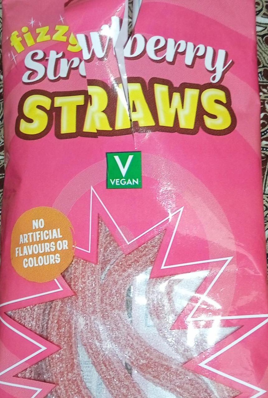 Zdjęcia - Żelki o smaku truskawkowym Straws Morrisons