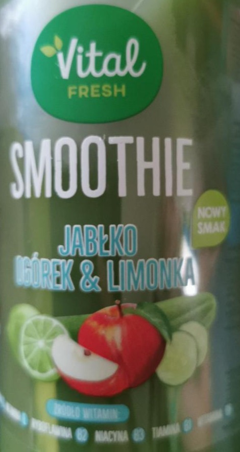 Zdjęcia - Smoothie jabłko ogórek limonka Vital fresh