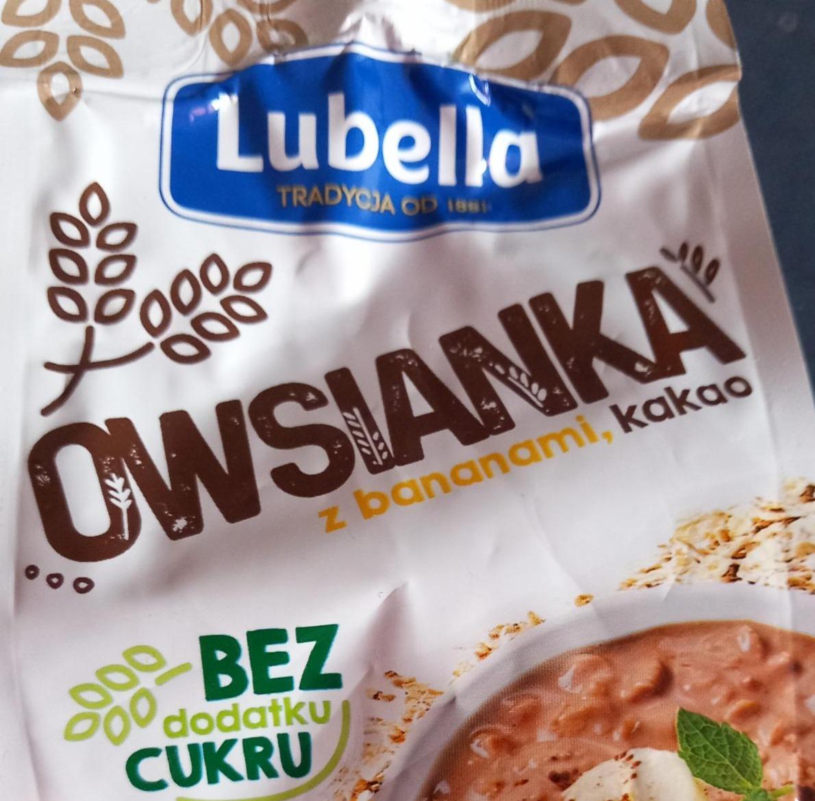 Zdjęcia - Owsianka z bananami i kakao Lubella