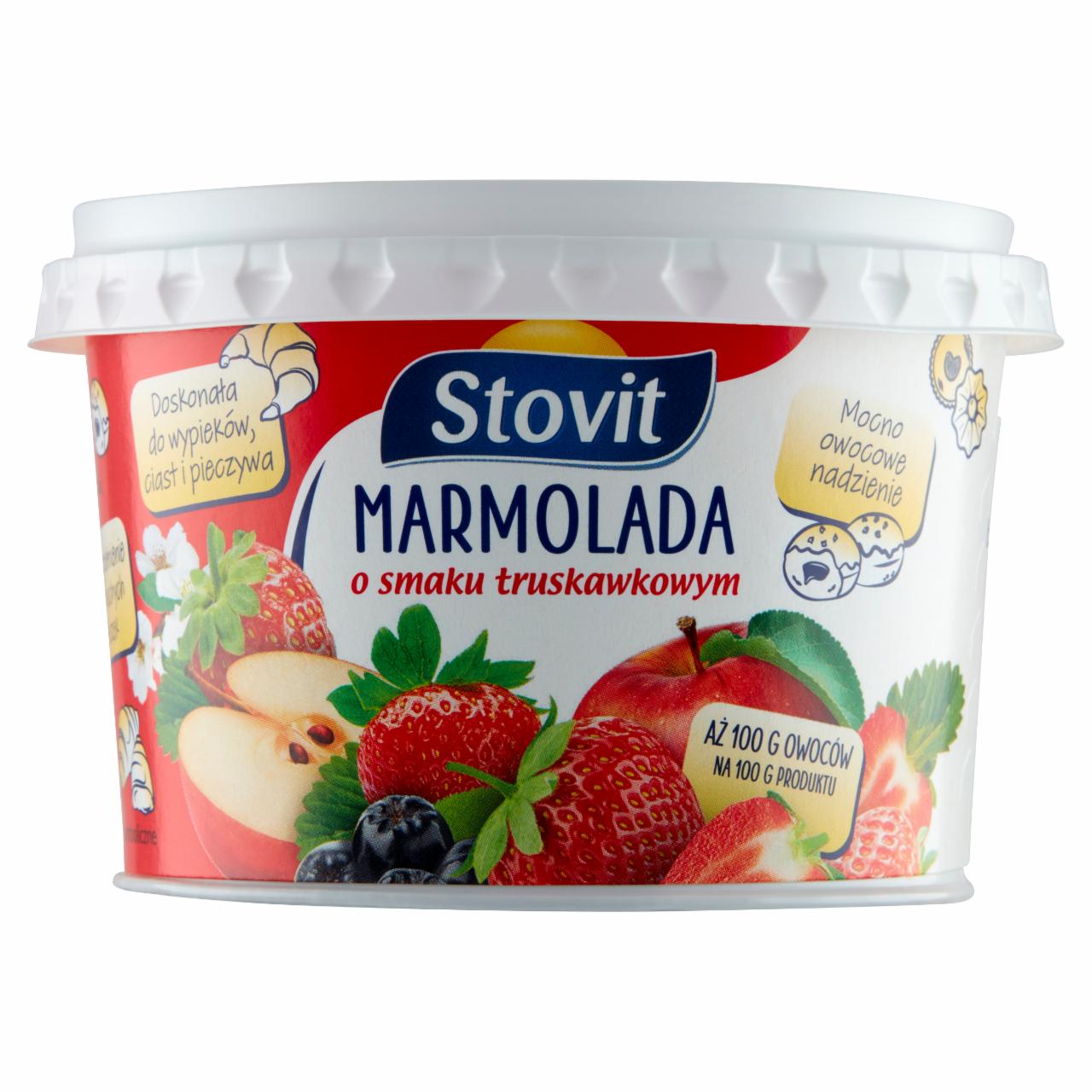 Zdjęcia - Stovit Marmolada o smaku truskawkowym 320 g