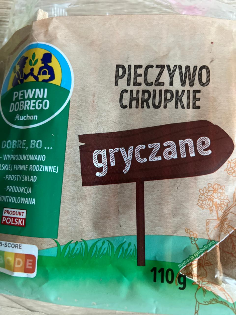 Zdjęcia - Pieczywo chrupkie gryczane Pewni Dobrego Auchan