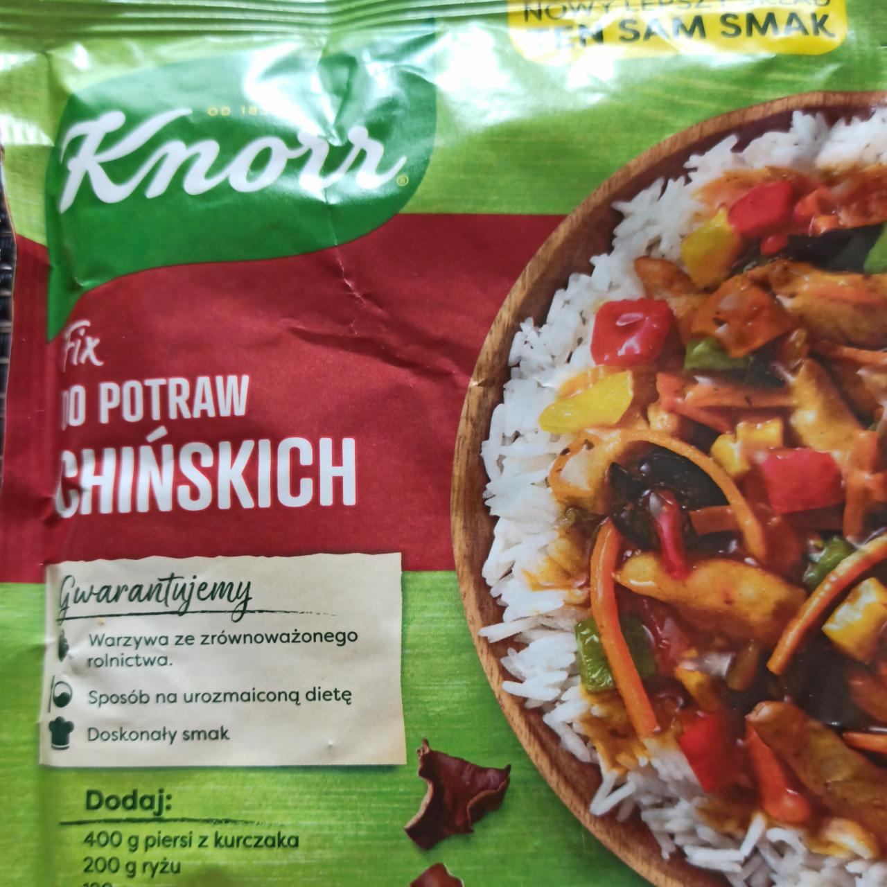 Zdjęcia - Knorr Fix do potraw chińskich 37 g