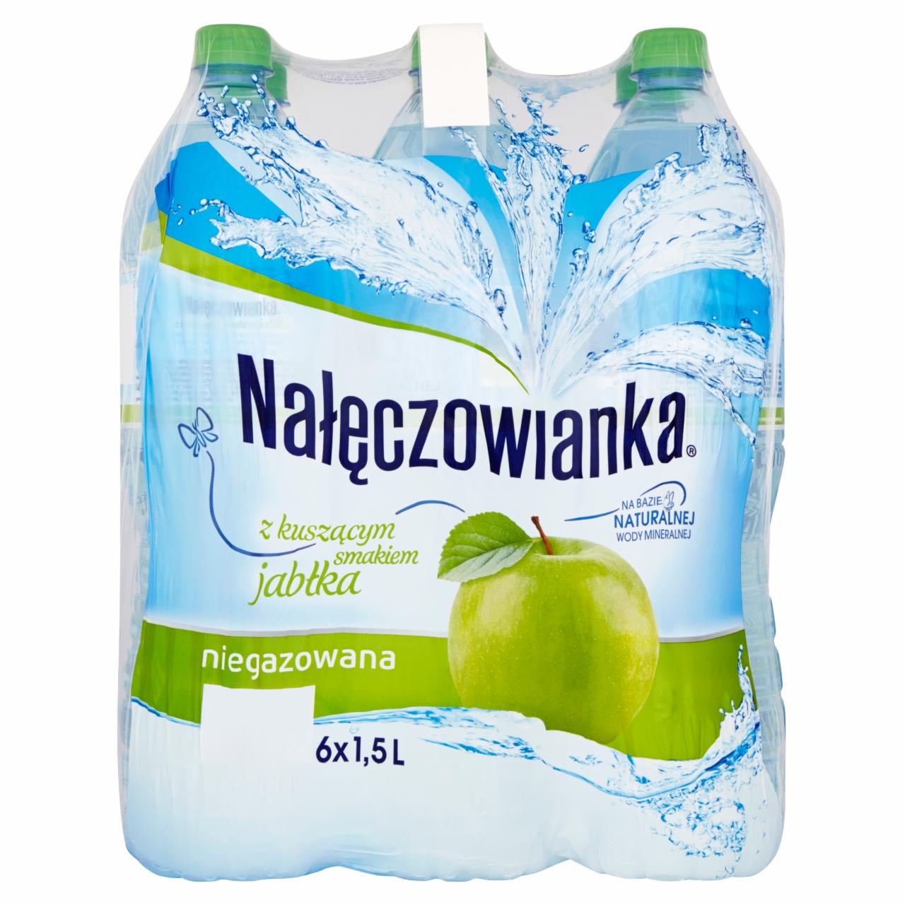 Zdjęcia - Nałęczowianka niegazowana ze smakiem jabłka Napój 6 x 1,5 l