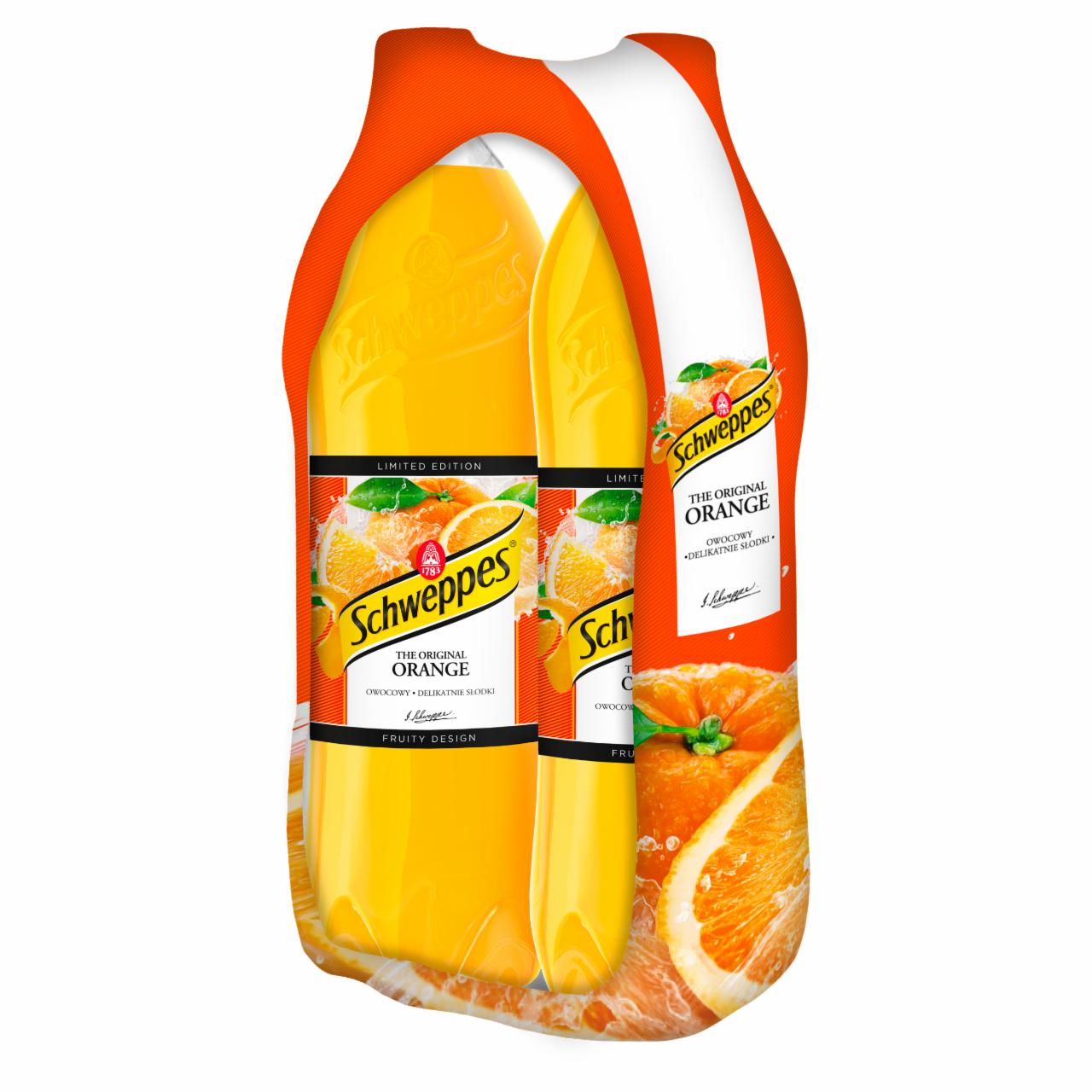 Zdjęcia - Schweppes Orange Napój gazowany 2 x 1,4 l