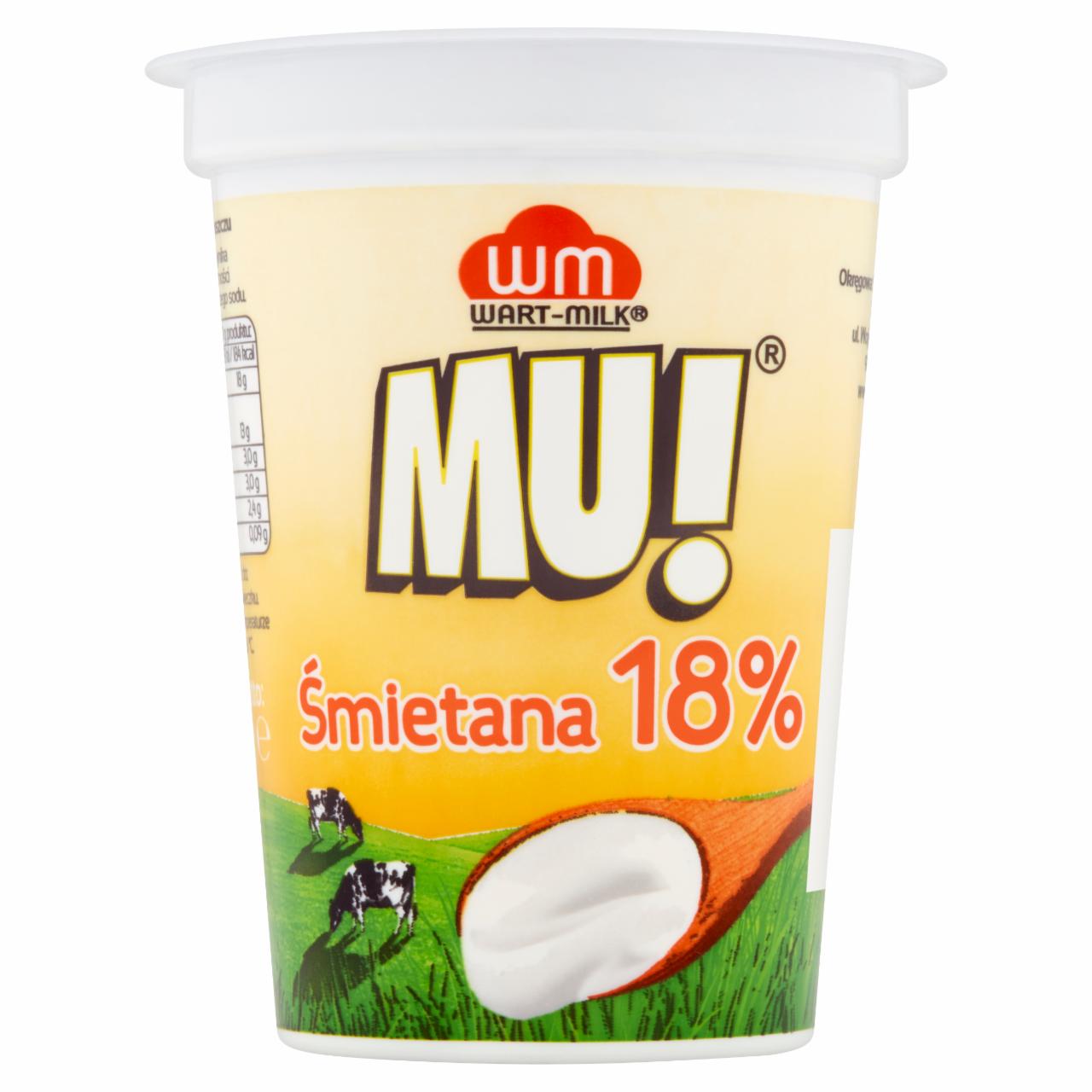 Zdjęcia - Mu! Śmietana 18% 400 g