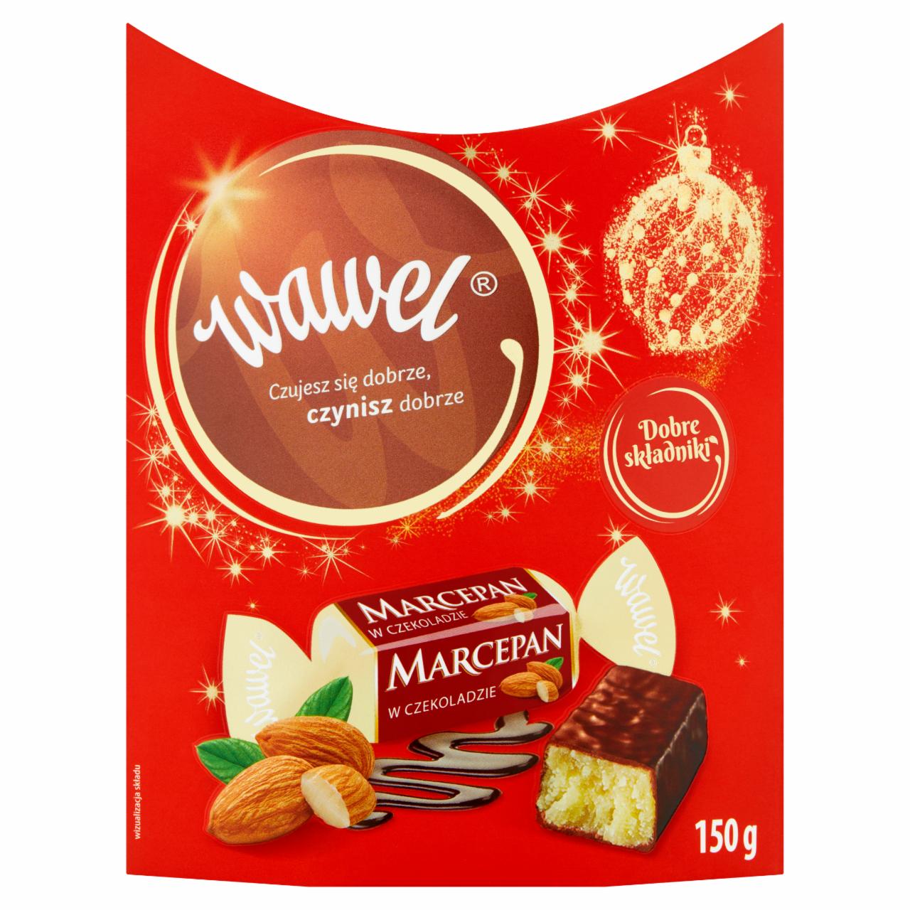 Zdjęcia - Wawel Marcepan w czekoladzie Cukierki 150 g