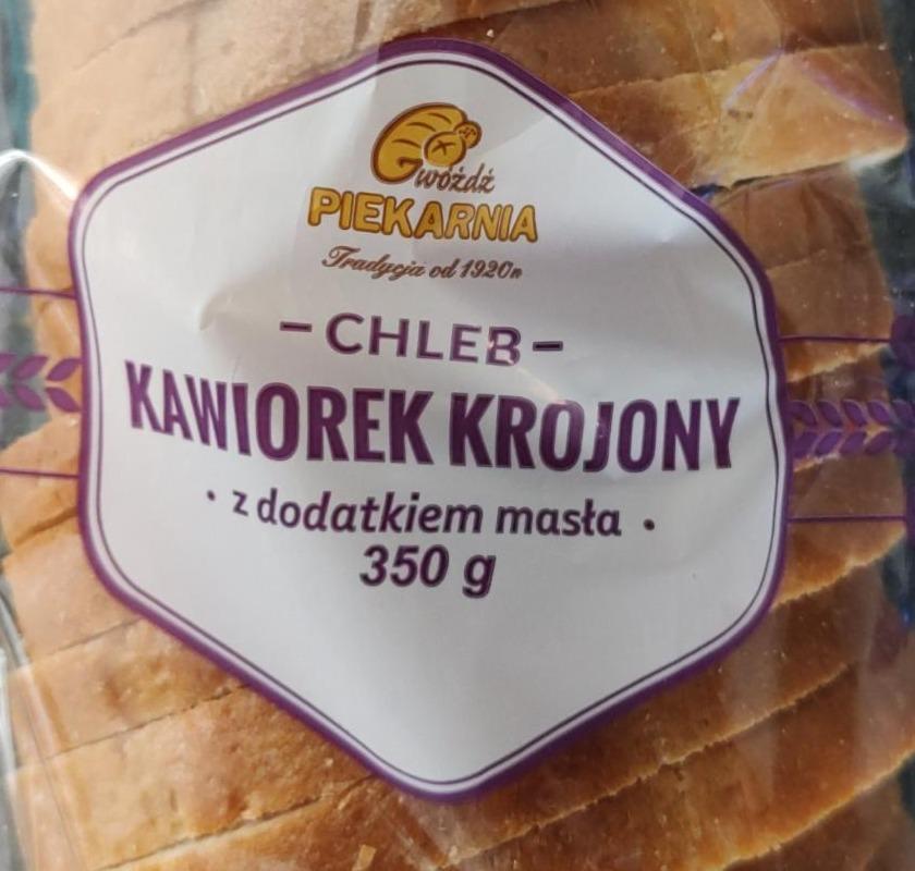 Zdjęcia - Chleb z dodatkiem masła Kawiorek krojony Piekarnia Gwóźdź