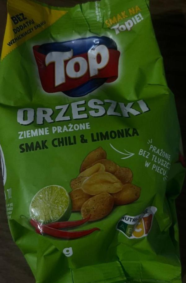Zdjęcia - Orzeszki ziemne prażone smak chili & limonka Top