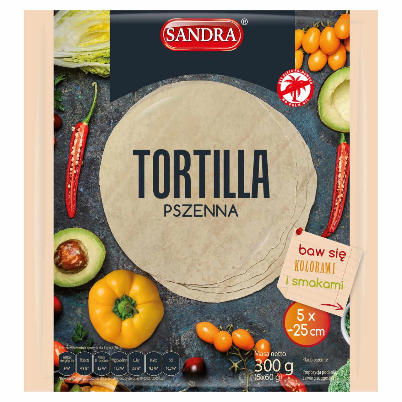 Zdjęcia - Tortilla pszenna Sandra