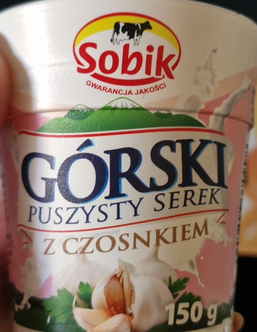 Zdjęcia - Serek górski z czosnkiem Sobik