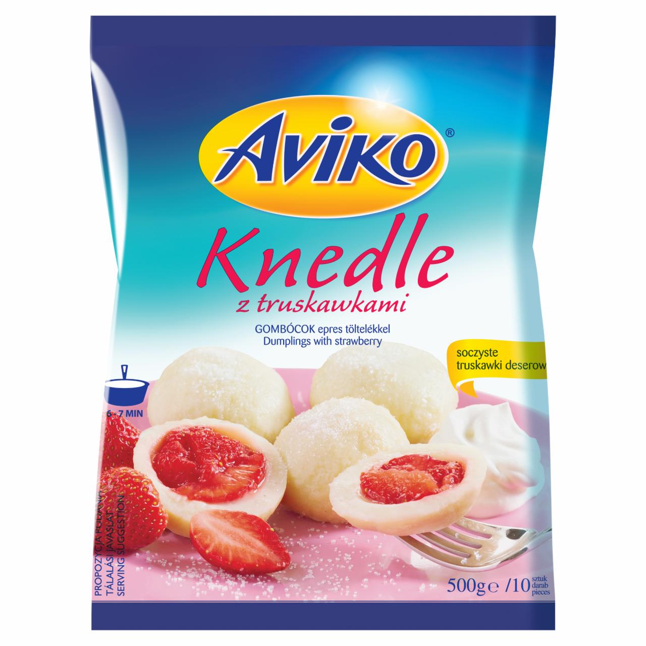 Zdjęcia - Aviko Knedle z truskawkami 500 g (10 sztuk)