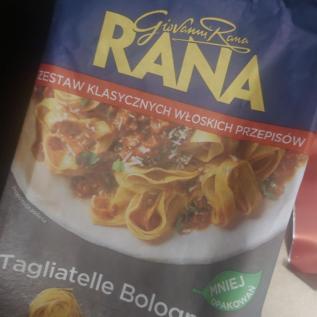 Zdjęcia - tagiatelle bolognese RANA