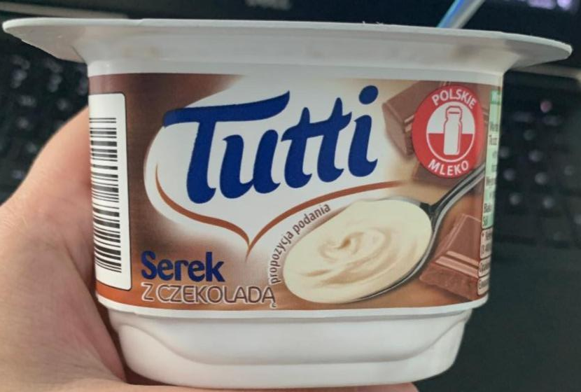 Zdjęcia - Tutti serek czekolada Tutti