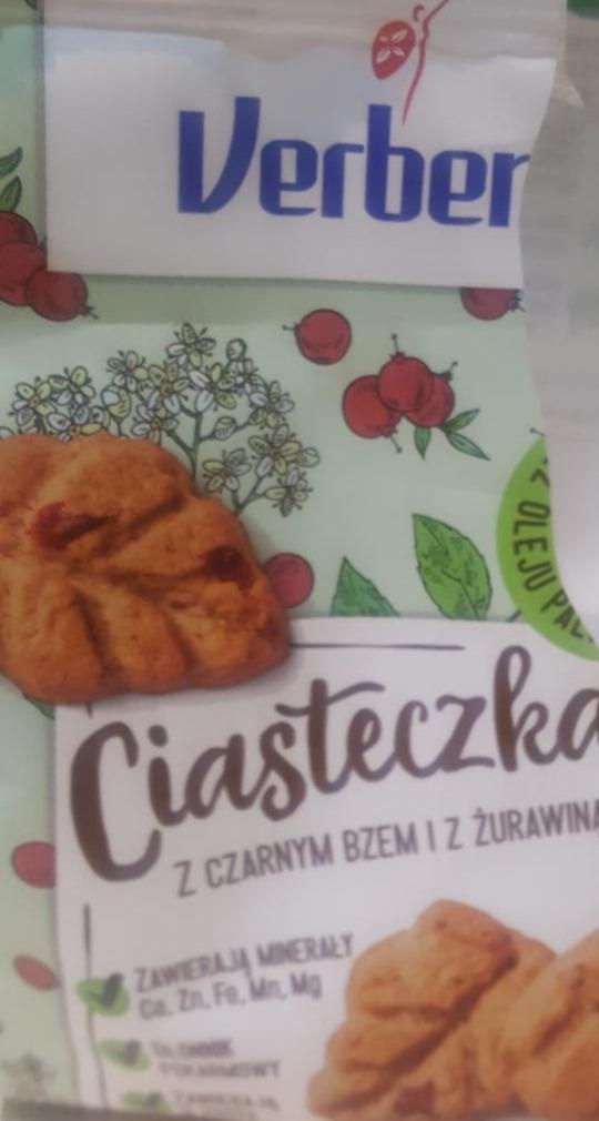 Zdjęcia - verbena ciasteczka z czarnym bzem i żurawiną