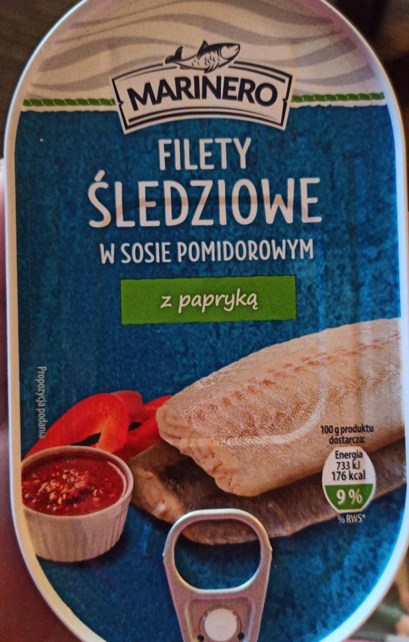 Zdjęcia - Filety śledziowe w sosie pomidorowym z papryką Marinero