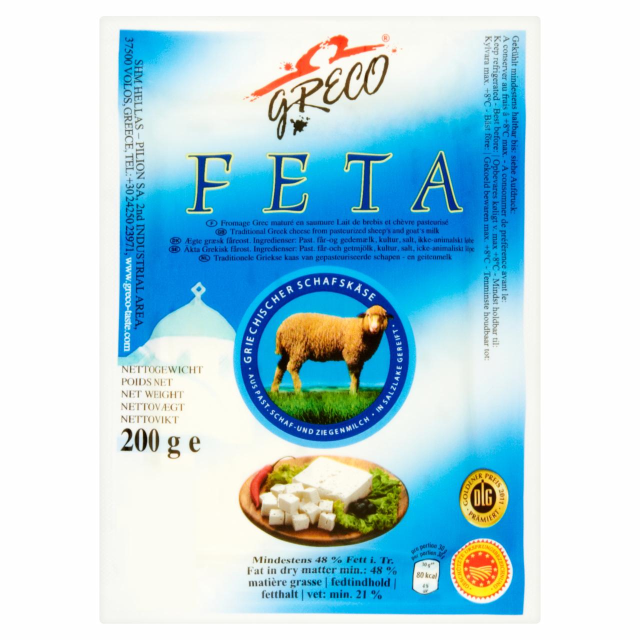 Zdjęcia - Greco Feta grecka 200 g