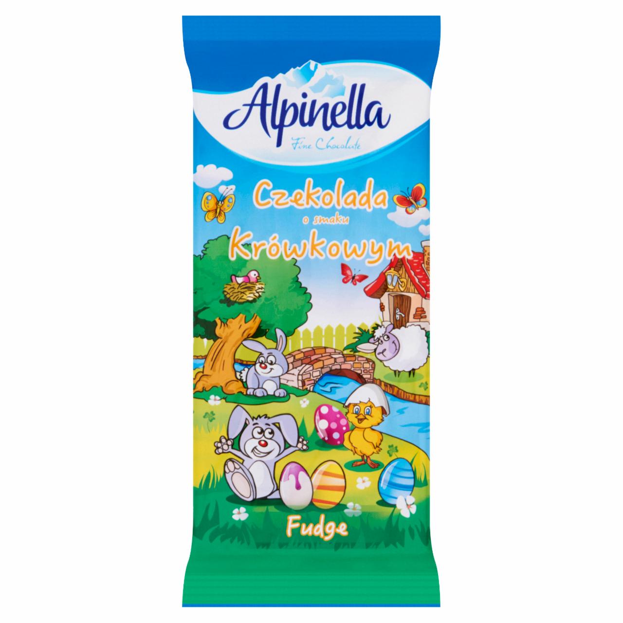 Zdjęcia - Alpinella Czekolada o smaku krówkowym 100 g