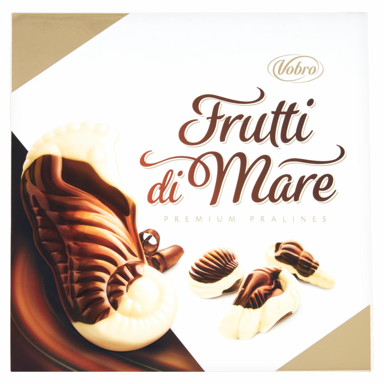 Zdjęcia - Vobro Frutti di Mare Praliny z kremem karmelowym orzechowym mlecznym i kakaowym 225 g
