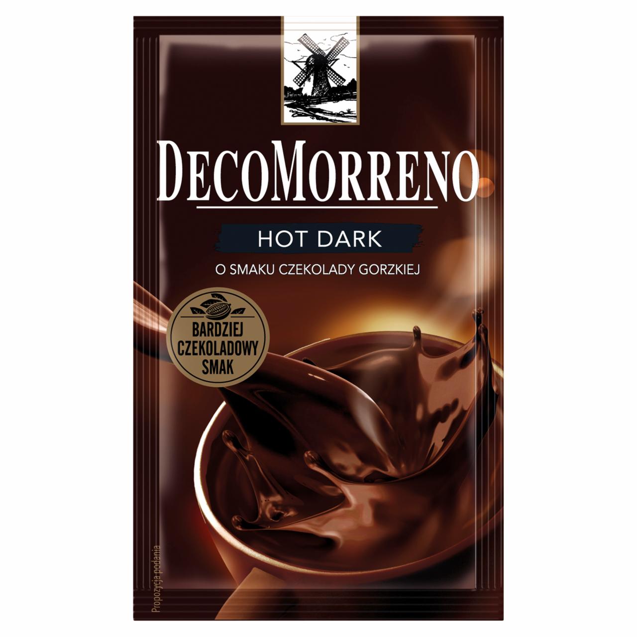 Zdjęcia - DecoMorreno Hot Dark Napój instant o smaku czekolady gorzkiej 25 g