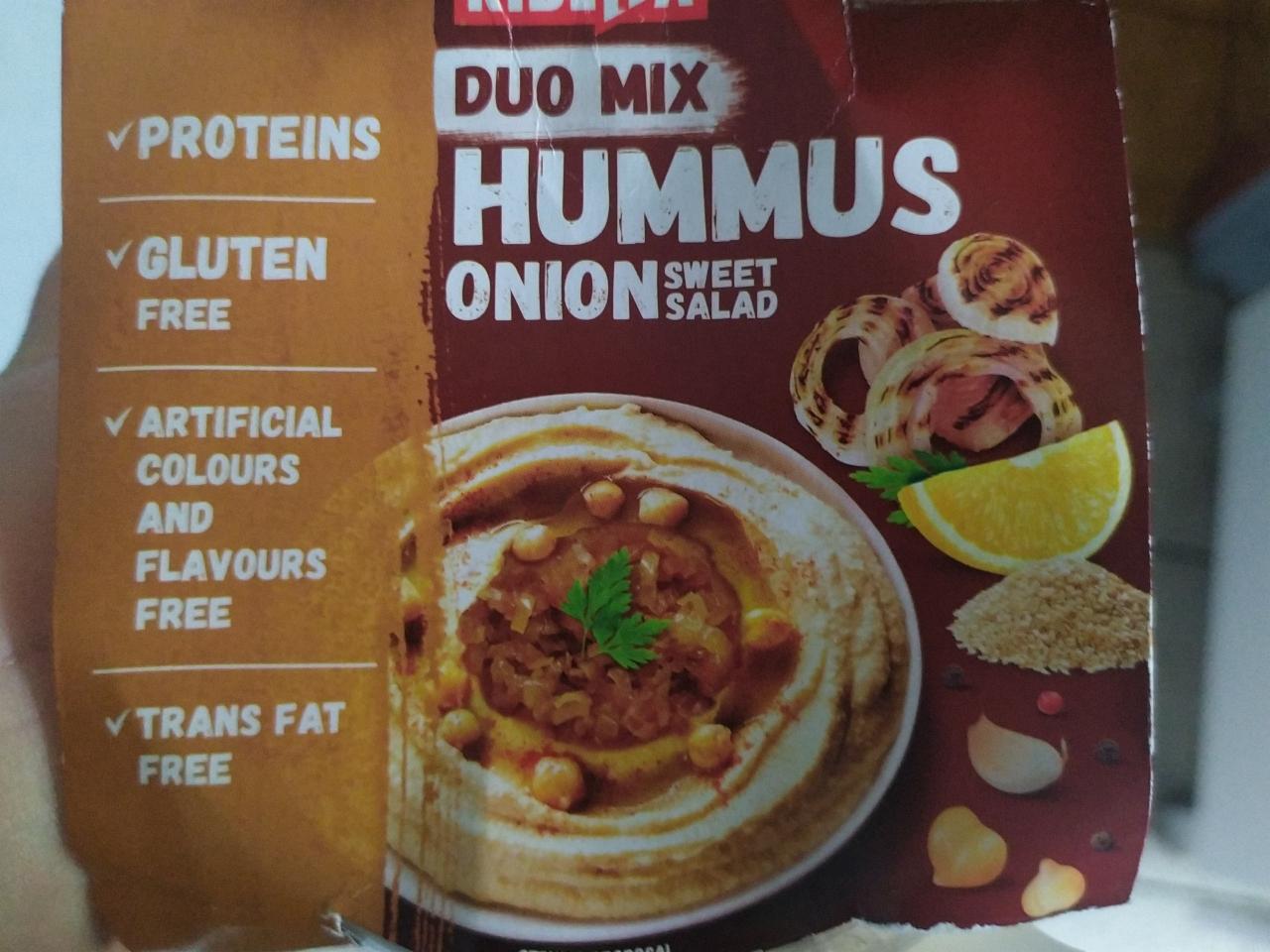 Zdjęcia - hummus duo mix onion sweet salad