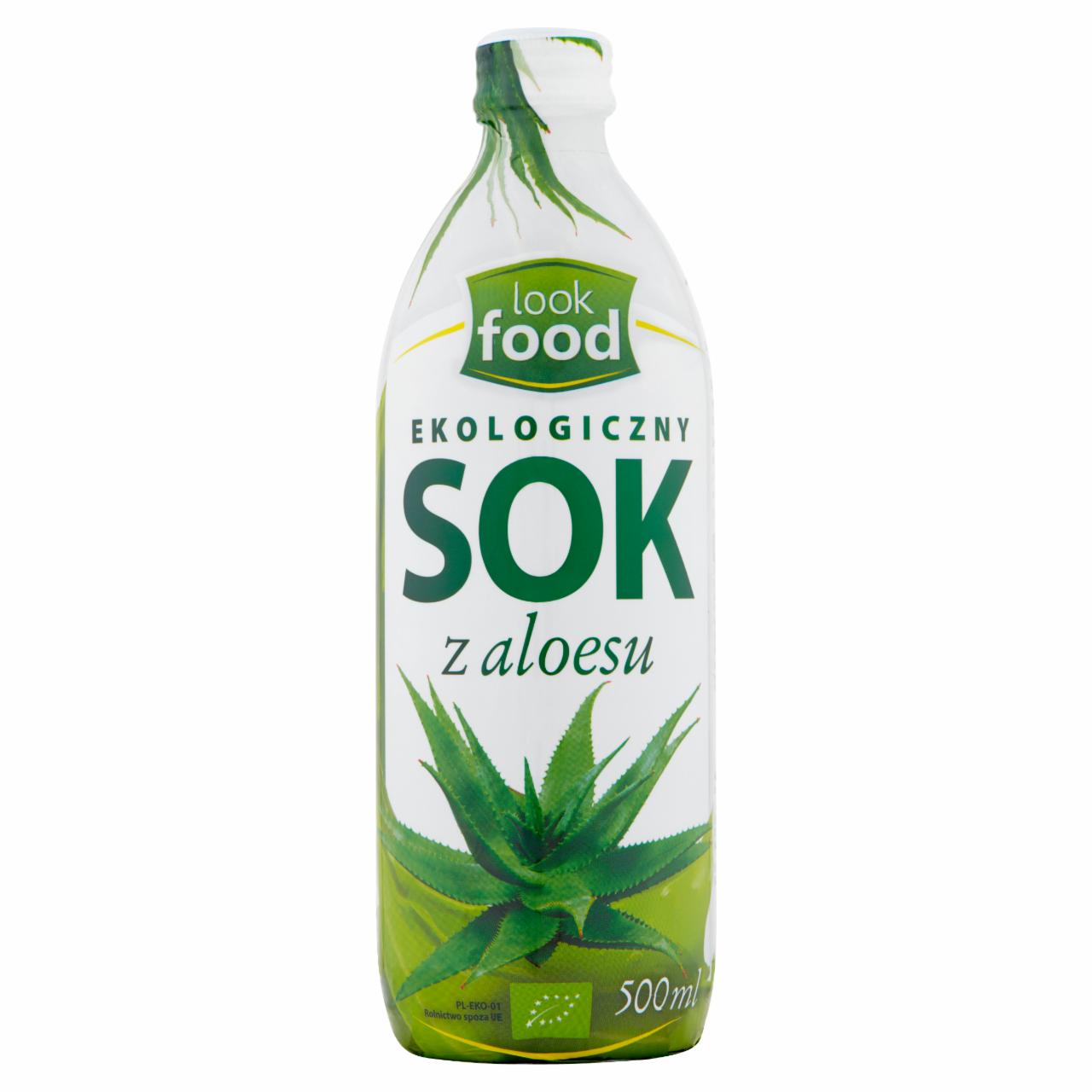 Zdjęcia - Look Food Ekologiczny sok z aloesu 500 ml