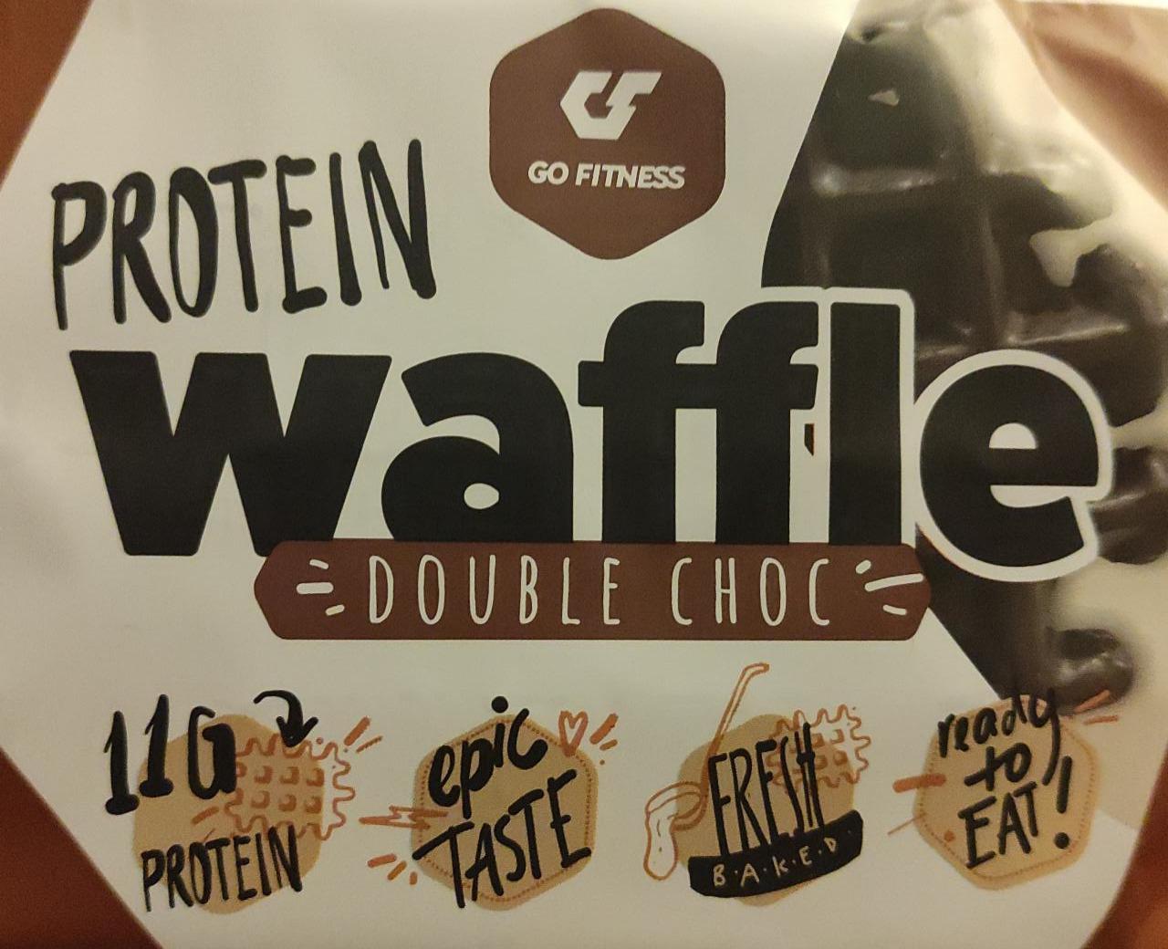 Zdjęcia - Protein waffle double choc Go fitness