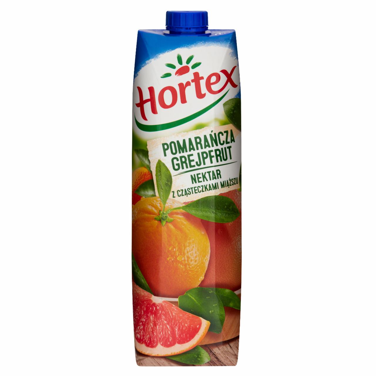 Zdjęcia - Hortex Nektar z cząsteczkami miąższu pomarańcza grejpfrut 1 l