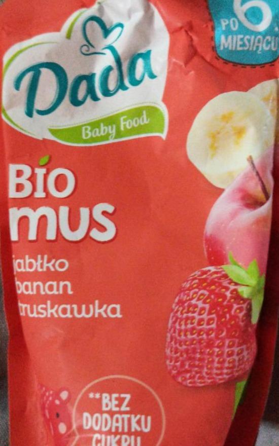 Zdjęcia - Bio Mus jabłko banan truskawka Dada