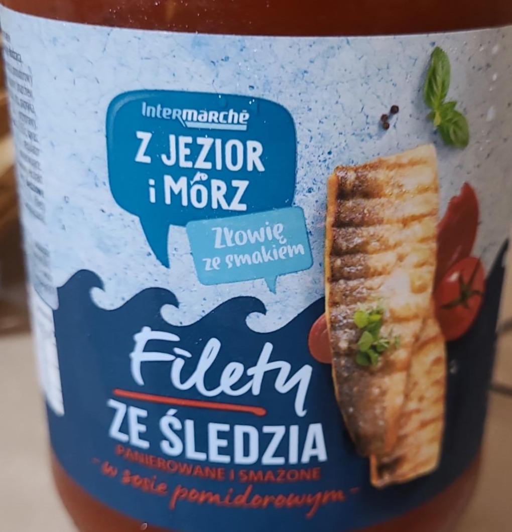 Zdjęcia - Filety ze śledzia panierowane i smażone w sosie pomidorowym z Jezior i Mórz