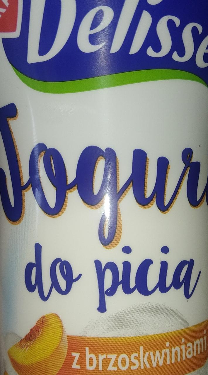 Zdjęcia - Jogurt do picia z brzoskwiniami Delisse