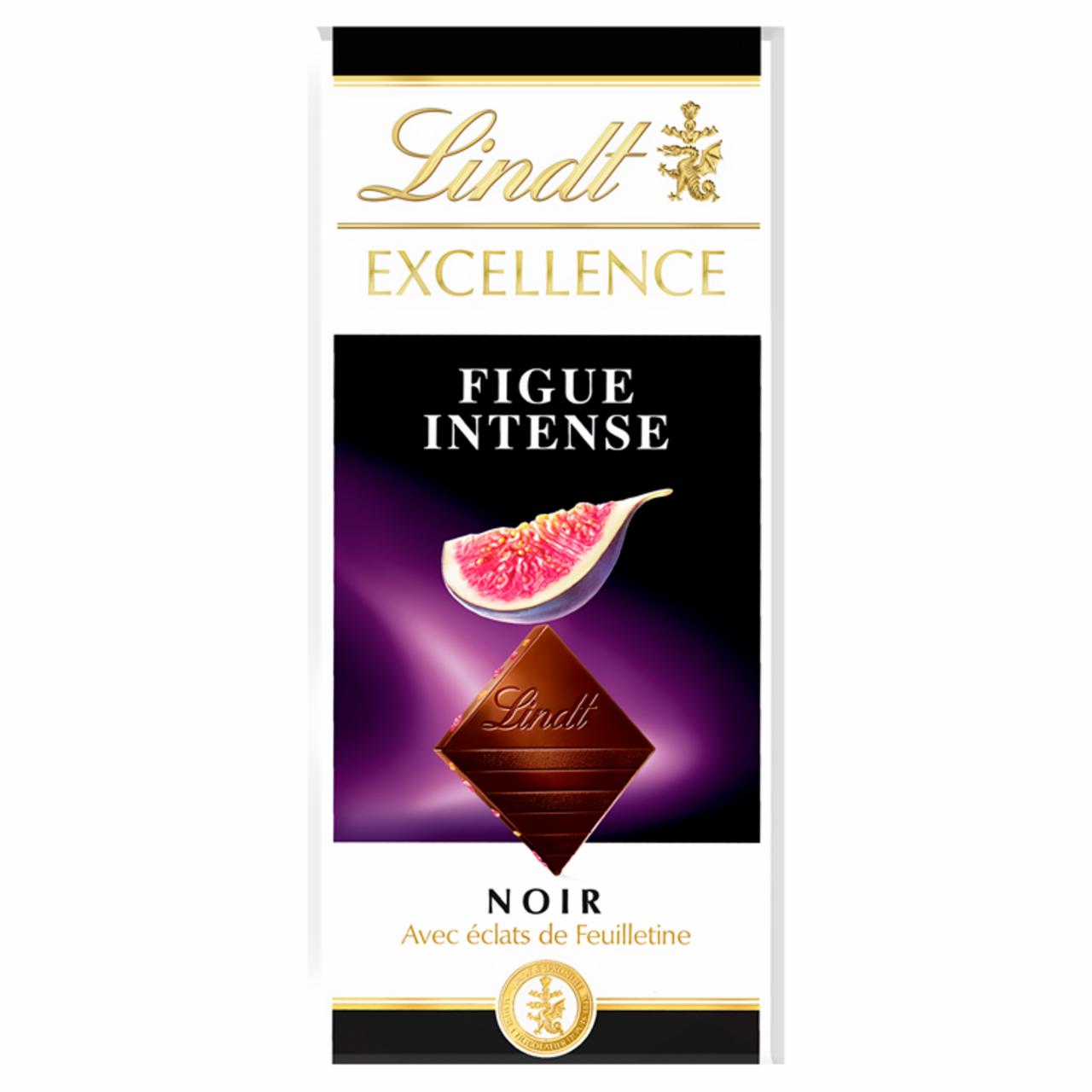 Zdjęcia - Lindt Excellence Czekolada deserowa z figami i kawałkami herbatników 100 g