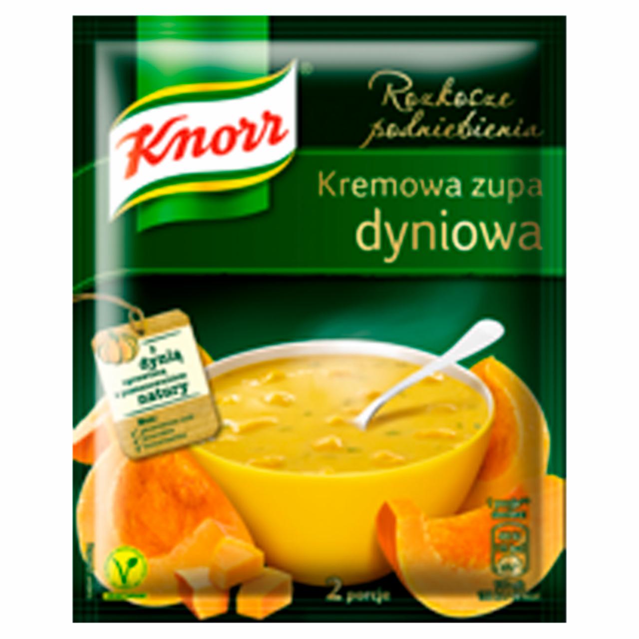 Zdjęcia - Knorr Rozkosze podniebienia Kremowa zupa dyniowa 52 g