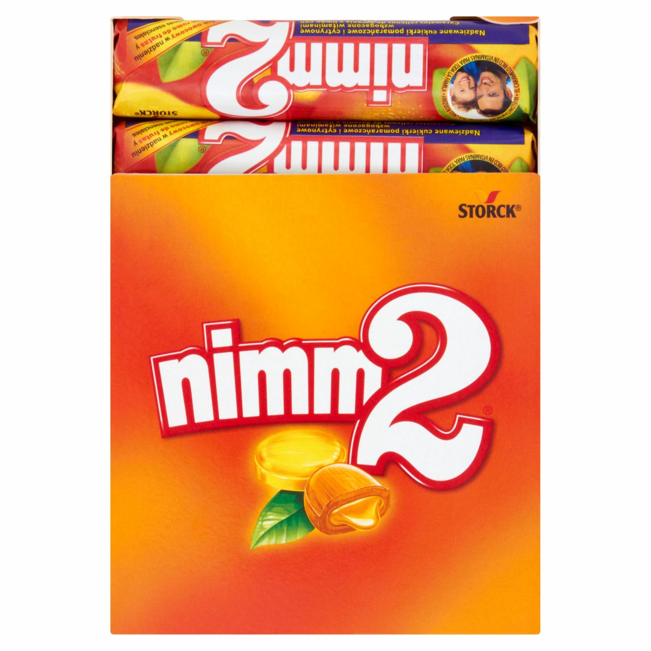 Zdjęcia - nimm2 Nadziewane cukierki pomarańczowe i cytrynowe wzbogacone witaminami 24 x 50 g