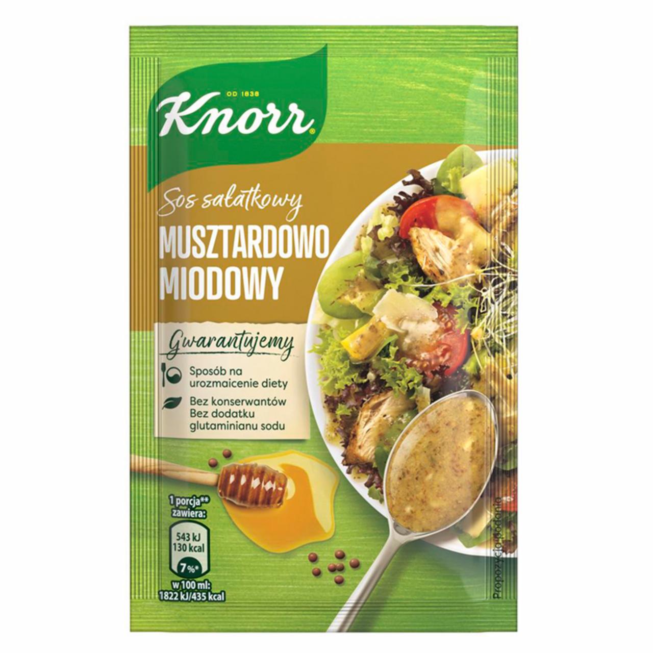 Zdjęcia - Knorr Sos sałatkowy musztardowo miodowy 8 g