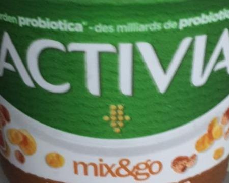 Zdjęcia - Activia mix go jogurt z płatkami