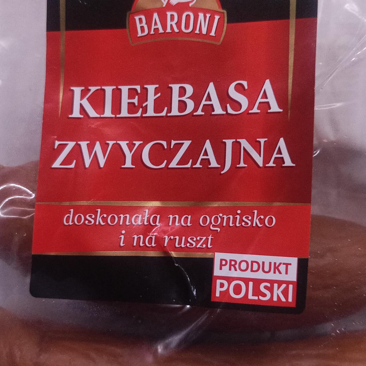 Zdjęcia - Kiełbasa zwyczajna Baroni