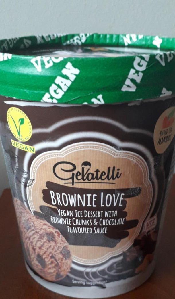 Zdjęcia - lody wegańskie brownie love Gelatelli