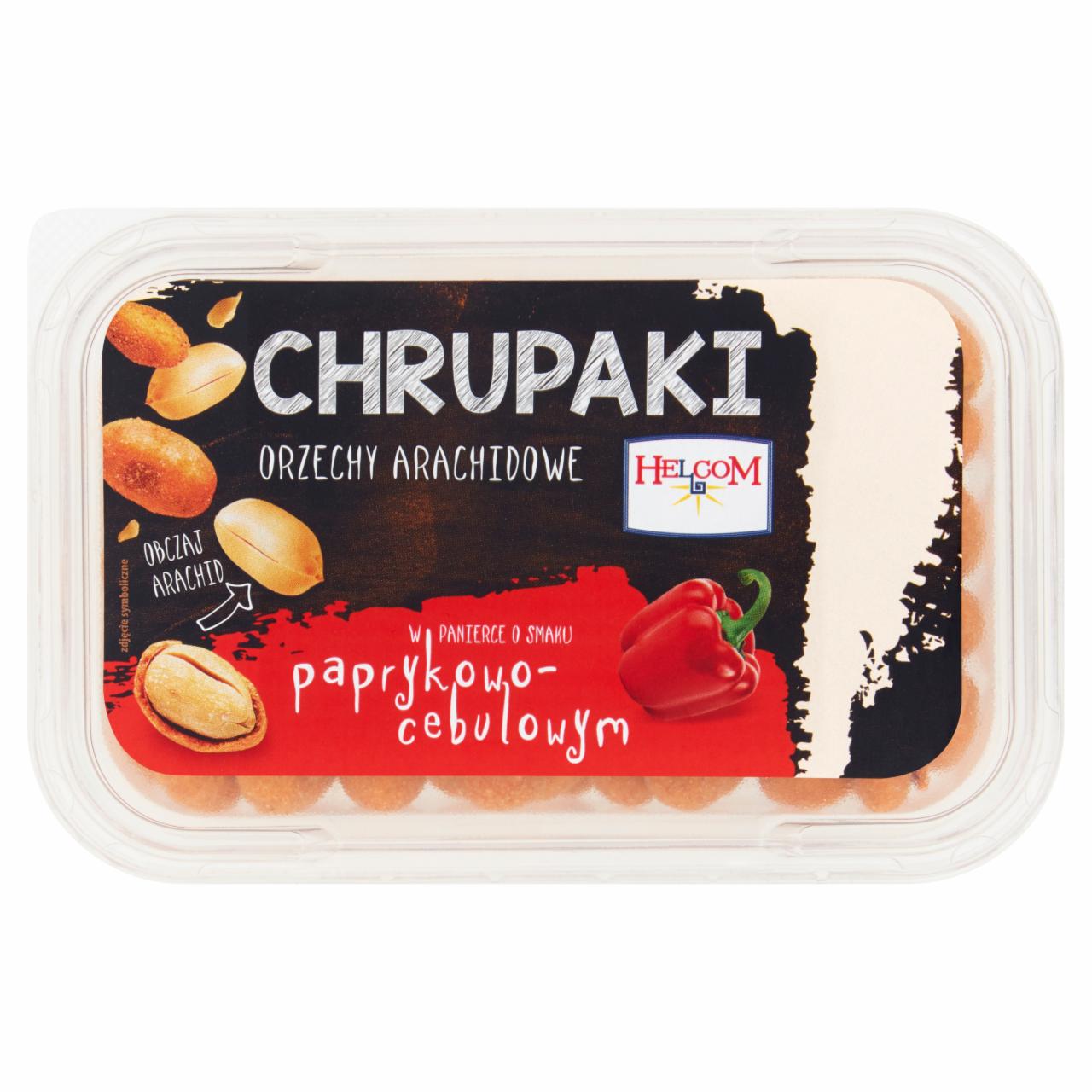 Zdjęcia - Helcom Chrupaki Orzechy arachidowe w panierce o smaku paprykowo-cebulowym 130 g