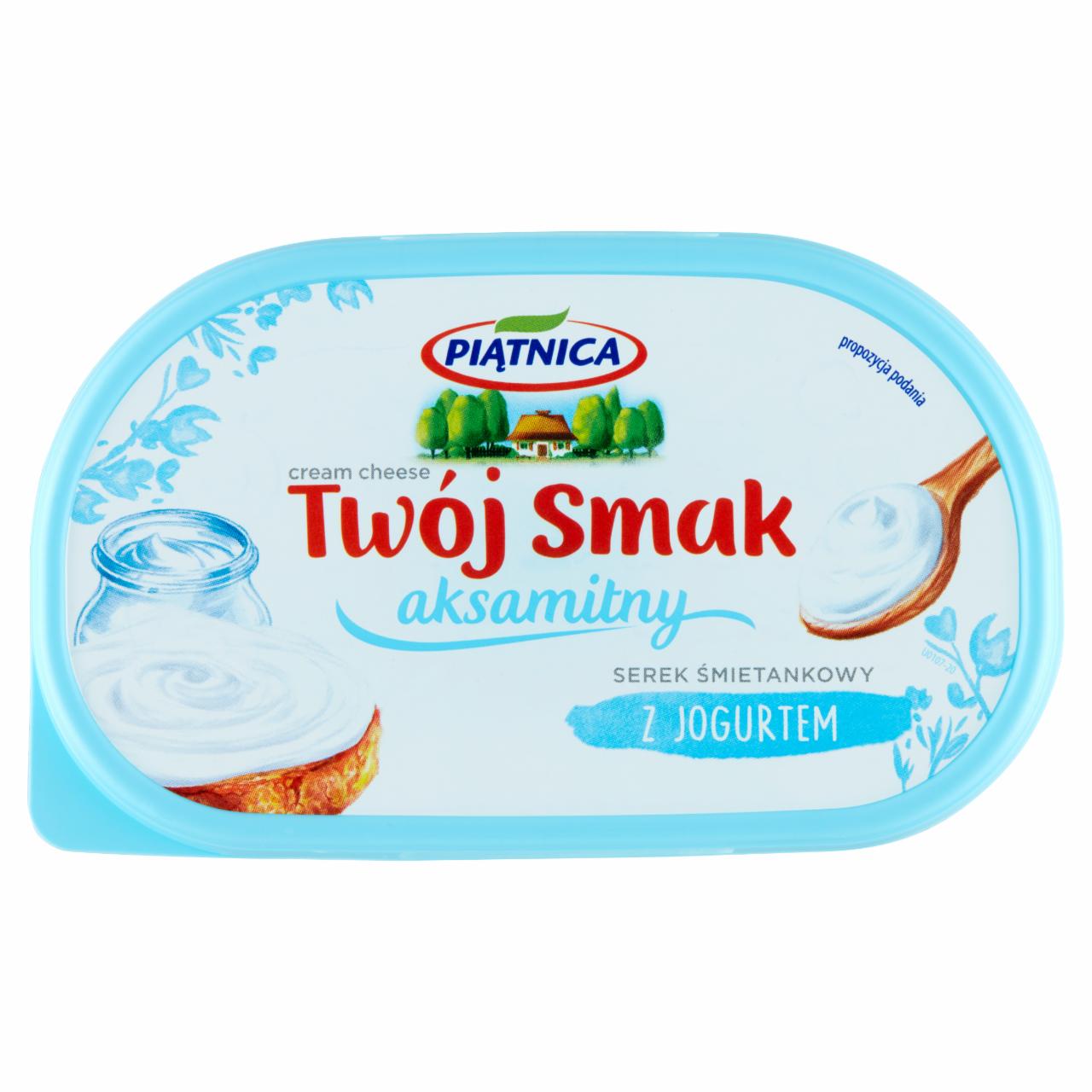 Zdjęcia - Piątnica Twój Smak Serek śmietankowy aksamitny z jogurtem 135 g