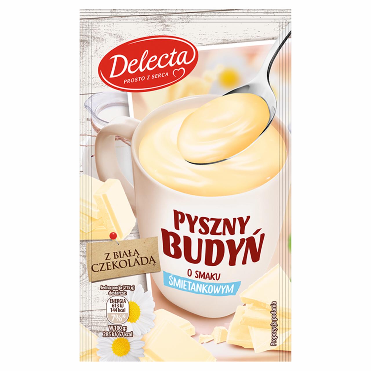 Zdjęcia - Delecta Pyszny budyń o smaku śmietankowym 40 g