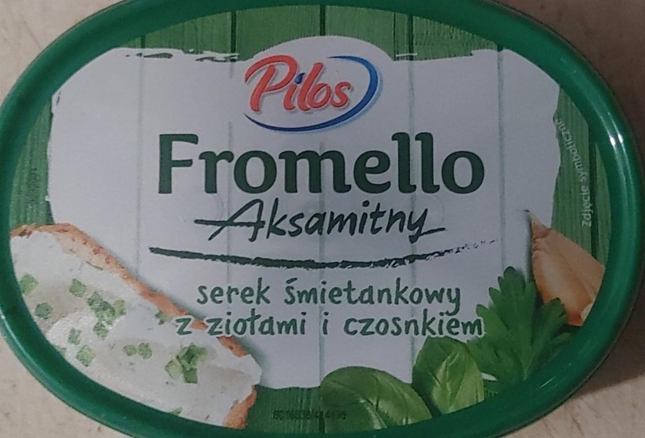 Zdjęcia - Fromello aksamitny serek śmietankowy z ziołami i czosnkiem Pilos