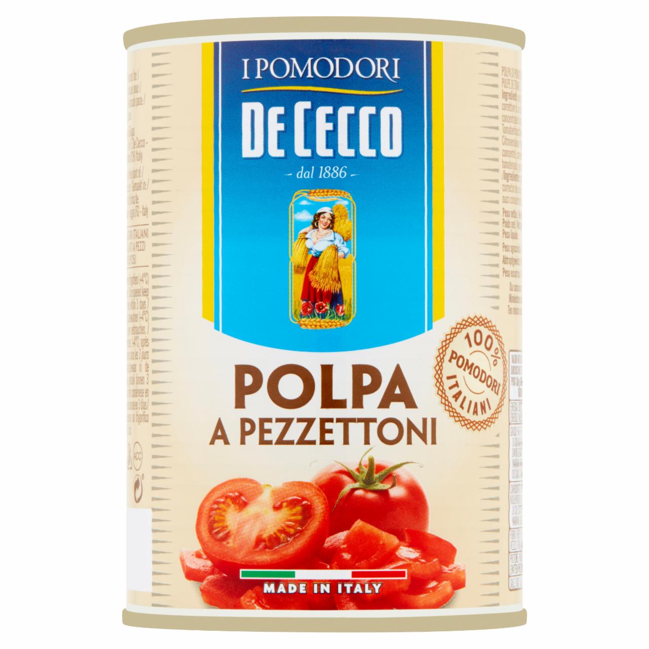 Zdjęcia - De Cecco Krojone pomidory 400 g