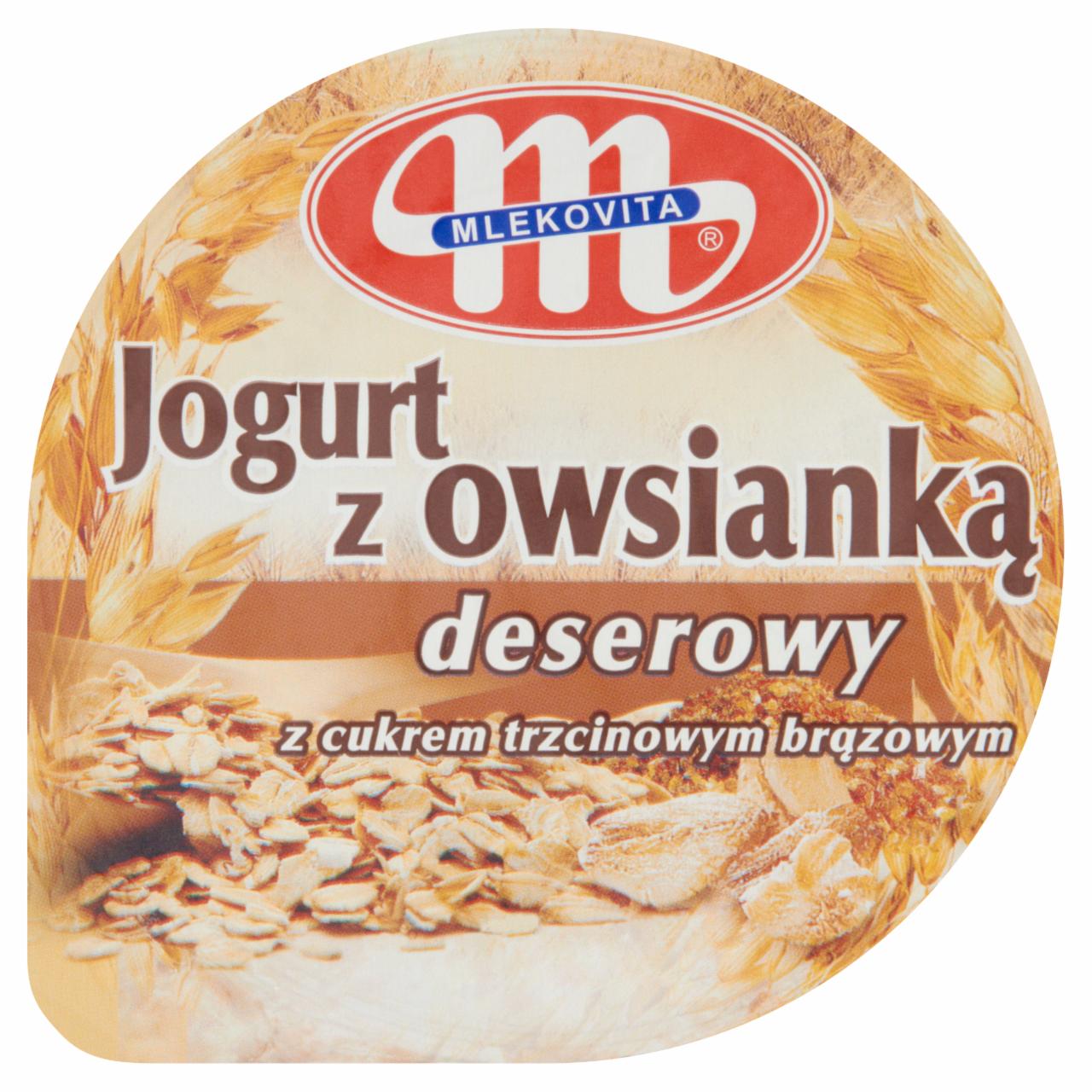 Zdjęcia - Mlekovita Jogurt z owsianką deserowy 180 g