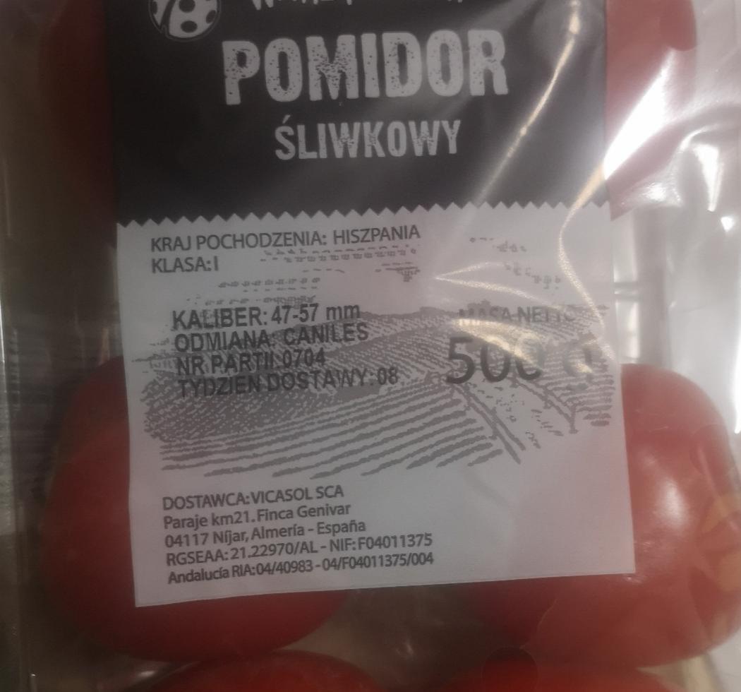 Zdjęcia - Pomidor śliwkowy Biedronka