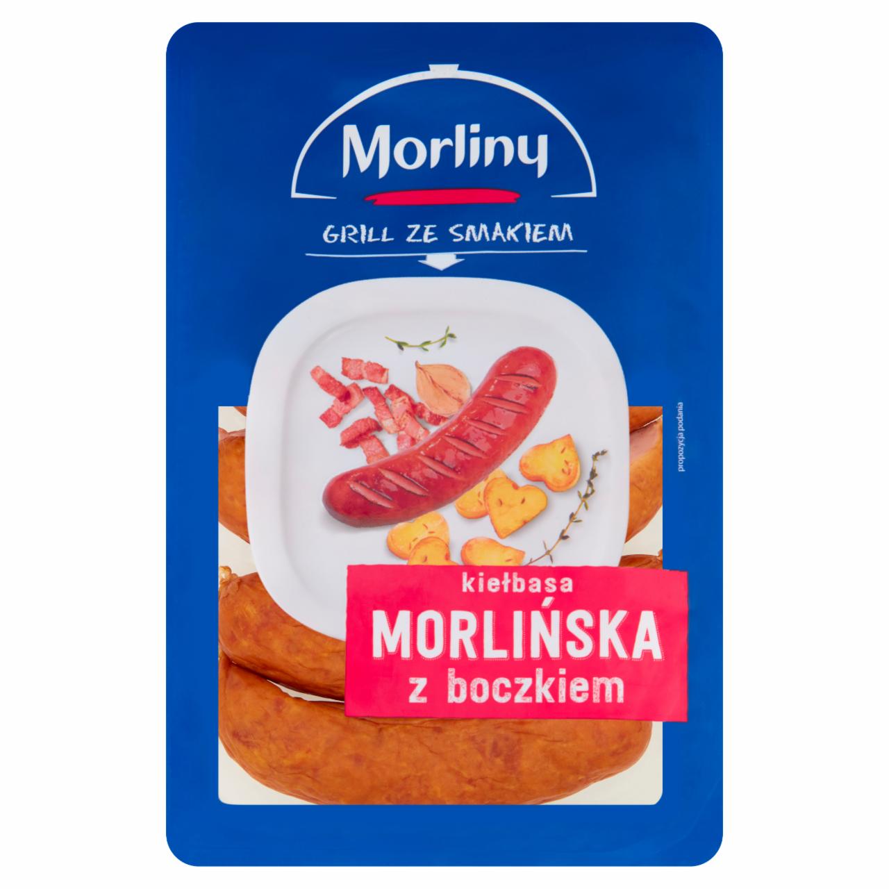 Zdjęcia - Morliny Kiełbasa morlińska z boczkiem 540 g