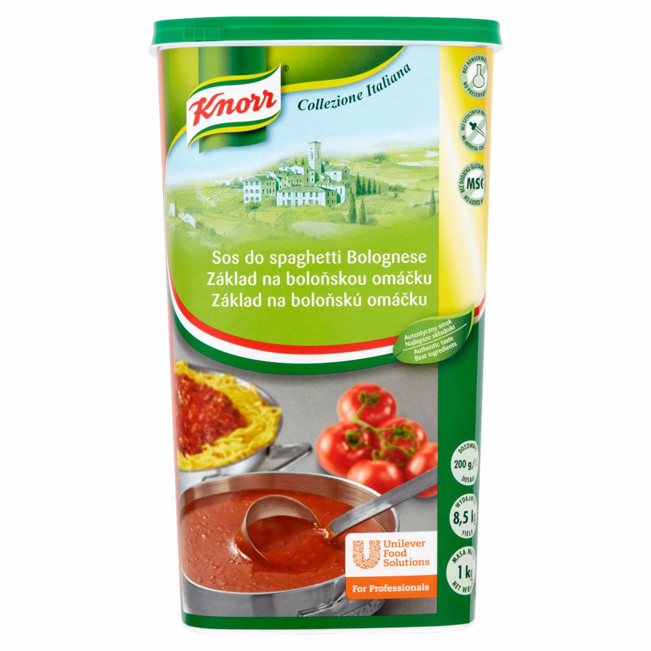 Zdjęcia - Knorr Sos do spaghetti Bolognese 1 kg