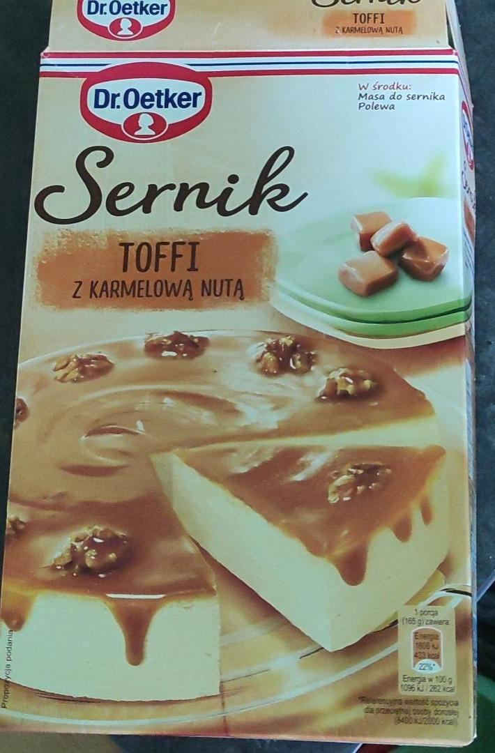 Zdjęcia - Sernik toffi z karmelową nutą Dr.Oetker